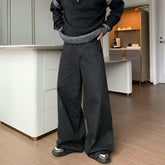 Wide-leg Mopping Pants mysite