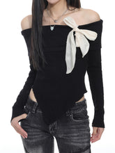 Women'S Long Sleeve Knit Sweater Black voguable