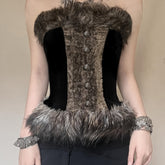 Ethnic Tribal Windbreaker Vest with Patchwork, Autumn And Winter, Button-Down, Strapless Bustier for Parties, Vacations, And Clubbing. voguable