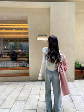 Women'S Polyester Square Neck Lace Trim Pullover Sweater - Asian Style Solid Color Long Sleeve Knit Top for Fall/Winter voguable