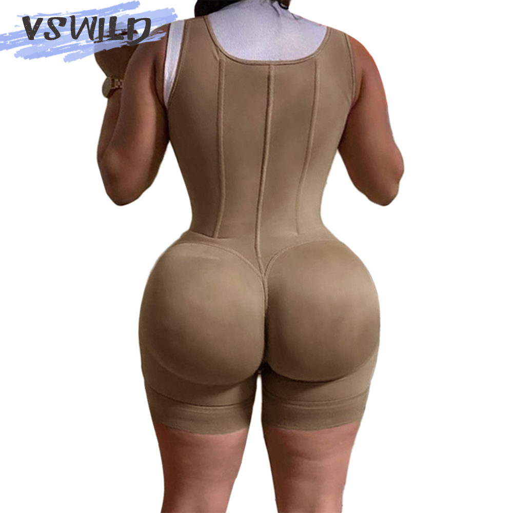 Voguable Breasted Lace Butt Lifter High Waist Trainer Body Shapewear Women Fajas Slimming Underwear with Tummy Control Panties voguable