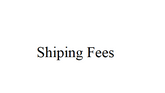 shipping fee voguable