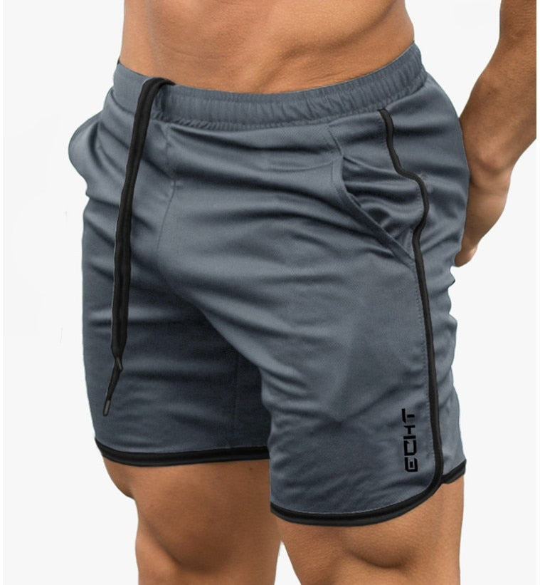 New Summer Brand Running Shorts Sports Jogging Shorts Quick-drying Gym Men's Single-layer Navy Blue Slim Casual Shorts voguable