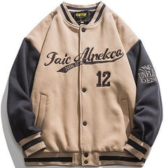 Voguable 2022 Autumn Japanese Embroidery Baseball Jacket Hip Hop Harajuku Streetwear Men New Loose Vintage Jackets Couples Pilot Coats voguable