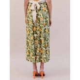 Long Skirts Womens Summer High Waist Print Boho Beach Skirt Sexy Side Slit Vintage Elegant Chiffon Midi Skirt Women Clothing voguable