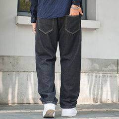 Voguable Baggy Pants Men Big Size Jeans Denim Loose Straight Long Trouser Man Style Street Outdoor Clothing 32-48 voguable