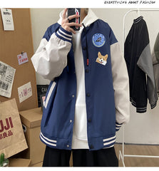 Voguable Men's Jacket Autumn Men's Sweatshirt Men's Coat Jackets Man Baseball College Jacket Spliced Korean Streetwear Hip Hop voguable