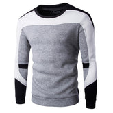 Voguable Spring Autumn Winter Pullover Men Brand Clothing Jersey Clothing Knitwear Sweater Men Casual Striped Pull Slim Fit Mens voguable