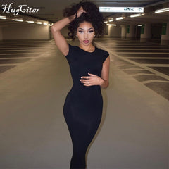 Voguable 2022 Short Sleeve O-Neck Solid Bodycon Dress Summer Sexy Women Streetwear Y2K Party Casual Club voguable