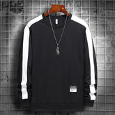 OEIN Long Sleeve Harajuku Sweatshirts Men 2021 New Fashion Streetwear Hoodie Mens Casual O-Neck Patchwork Sweatshirt Brand Tops voguable