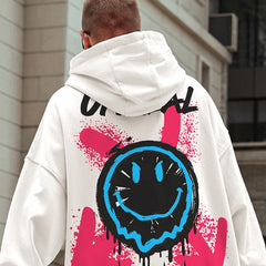 Voguable Autumn Winter Hoodies Sweatshirt Men's White Loose Hip Hop Punk Pullover Streetwear Casual Fashion Clothes Oversized 8xl voguable