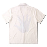 voguable Hand Printed Hawaiian Shirt Men Summer White Polo Shirt Street Fashion Shirts for Man voguable