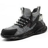 Male Work Boots Indestructible Safety Shoes Men Steel Toe Shoes Puncture-Proof Work Sneakers Welding Shoes Adult Work Shoes voguable