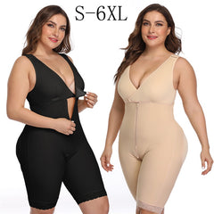 Voguable  Zip Waist Lace Slimming Shaper Corset Control Shapewear Butt Lifter Strap Body Shaper Underwear Bodysuit Women Plus Size S-6xl voguable