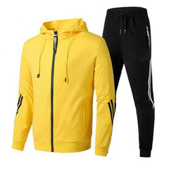 Voguable New Men Casual Sets Jogger Tracksuit Zipper Hoodies+Pants 2PC Sets Men's Sportswear Sport Suit Oversized Men Clothing voguable