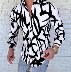 Voguable Men's shirt for men clothing social male Blouse Hawaiian long sleeve cardigan blouses and button up Luxury man wholesale 2022 voguable