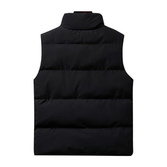 Voguable New Men's Jacket Winter Male Vest For Down Cotton Casual Sleeveless Jacket Waistcoat High Quality Windproof Warm Vest Coat voguable