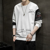 Voguable Oversized Hoodie White Crewneck Hooded Sweatshirt for Men Harajuku Hoodies Men Plus Velvet Autumn Korean Streetwear voguable