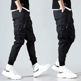 Voguable Mens Hip Hop Clothing Japanese Fashion Stylish High Street Jogging Pants Male Cargo Pockets Military Korean Clothes Sweatpants voguable