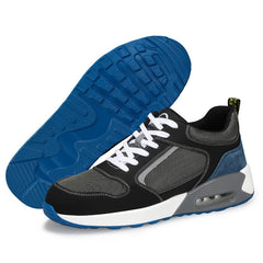 New Staleneus Work Shoes Steel Toe Cap Patchwork Men Safety Sneakers Cozy Air Cushion Indestructible Boots Male Footwear voguable