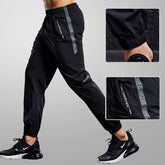 Voguable Quick Drying Sport Pants Men Running Pants With Zipper Pockets Training Joggings Sports Trousers Fitness Casual Sweatpants voguable