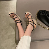 Open Toe High Heel Sandal for Women Muffins shoe Suit Female Beige Clogs Wedge Summer Shoes Peep High-heeled Flat Black Thick Pl voguable