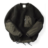 Voguable Fashion Patchwork Loose Pullover Hoodies Men Casual Color Matching Long Sleeve Hooded Tops Men's Spring Autumn O-Neck Streetwear voguable