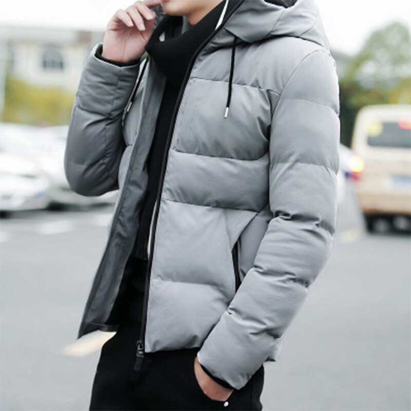 Voguable High Quality Winter Jacket Men Fashion Male Parka Jacket Mens Solid Thick Jackets and Coats Man Winter Parkas Plus Size 4XL voguable