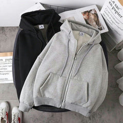 Voguable Zip Hoodie Sweatshirt with Zipper Sweatshirts for Boys Men's Cardigan Male Couple Clothes Korean Streetwear Hip Hop voguable