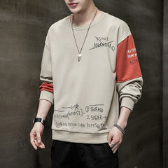 Voguable Oversized Hoodie White Crewneck Hooded Sweatshirt for Men Harajuku Hoodies Men Plus Velvet Autumn Korean Streetwear voguable