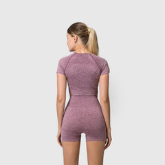 2/3/5PCS Seamless Women Yoga Set Workout Sportswear Gym Clothing Fitness Long Sleeve Crop Top High Waist Leggings Sports Suits voguable