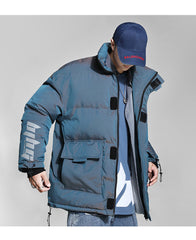 Voguable Winter Down Jacket Men Casual White Duck Down Jacket Man Stand Collar Parka Male Hip Hop Overcoat Thermal Windproof Outwear Coat voguable