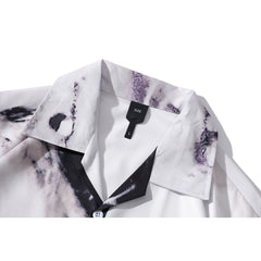 voguable Vintage Street Men's Shirts Short Sleeve Summer Thin Material Hawaiian Shirt Man Blouse Male Top voguable