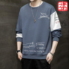 Voguable Oversized Hoodie White Crewneck Hooded Sweatshirt for Men Harajuku Hoodies Men Plus Velvet Autumn Korean Streetwear voguable