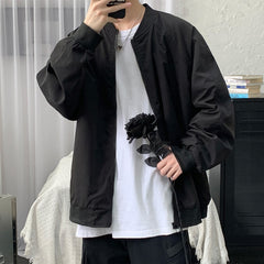 Voguable Men's Bomber Streetwear Jacket 2022 New Hip Hop Loose Pilot Male College Style Clothing Plus Size Casual Fashion Baseball Coats voguable