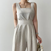 Korean Summer 2 Two Piece Set Women Outfits Sexy Tank Tops and High Waist Loose Wide Leg Long Pant Suits Casual Ensemble Femme voguable