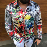 Voguable Men's shirt for men clothing social male Blouse Hawaiian long sleeve cardigan blouses and button up Luxury man wholesale 2022 voguable
