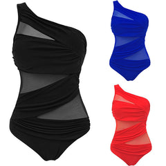 Voguable  Sexy Women's Swimsuit Large Size One Piece Mesh Monokini Bikini Push-up Swimsuit Bathing Suit Swimwear Swimming Beach Bikini voguable