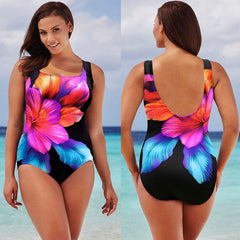Voguable New Hot Sale Plus Size Sexy Summer Women Ladies One Piece Swimsuit Push Up Bikini Swimwear Beachwear Bathing Swimming Suit X-4XL voguable