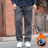 Voguable Baggy Pants Men Big Size Jeans Denim Loose Straight Long Trouser Man Style Street Outdoor Clothing 32-48 voguable