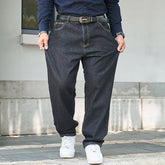 Voguable Baggy Pants Men Big Size Jeans Denim Loose Straight Long Trouser Man Style Street Outdoor Clothing 32-48 voguable