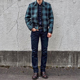 Voguable Spring and Autumn 2021 Fashion Men's Jacket Lapel Check Slim Fit Jacket Men's Long Sleeve Jacket Jacket XL Outer Men Clothing voguable