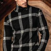 Voguable Turtleneck Men Knitted Sweater Men's Clothing Wholesale Item Harajuku Fashion New Pullover Casual Black Sweater Winter voguable