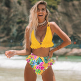 2022 Sexy Brazilian Bikinis Women Swimsuit Padded Swimwear Halter Bikini Set Push Up Beach Wear Bathing Suit Swimming Maillot voguable