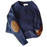 Voguable New Men Pullover Sweater Fashion Patch Designs Knitted Sweater Men Harajuku Streetwear O Neck Causal Pullovers Mens Plus Size voguable