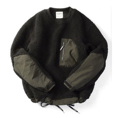 Voguable Fashion Patchwork Loose Pullover Hoodies Men Casual Color Matching Long Sleeve Hooded Tops Men's Spring Autumn O-Neck Streetwear voguable