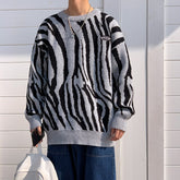 Voguable Fashion O-NECK Harajuku Sweater Men'S HIP HOP Streetwear Pull OverSized M-2XL 2021 Long Sleeves Pullover For Autumn Spring voguable