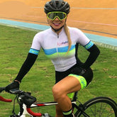 Voguable 2022 New Cafete Women's Long Sleeve Cycling Jersey Suit Breathable Shirt Triathlon Cycling Shorts Professional Sports Jersey voguable