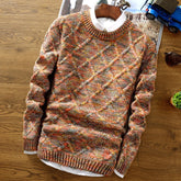 Voguable Men's Casual Sweater Autumn Winter Slim Fit Pull Pullover Long Sleeve Clothes Jacket Male Fashion Knitted Sweaters Men Clothing voguable