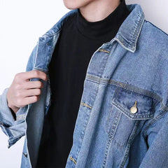 Denim Jackets Men Oversize S-4XL Classic Blue Vintage Pockets Mens Coat Outwear High Quality Street Style Casual All-match Daily voguable